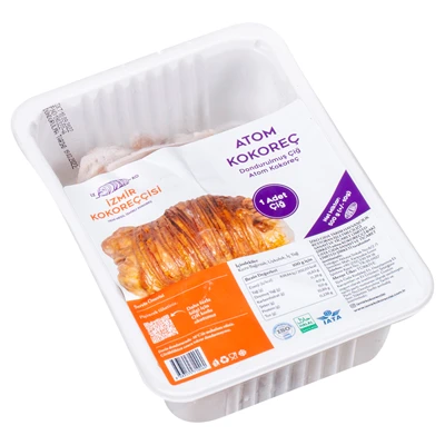 İzko Donduurlmuş Atom Kokoreç Çiğ Tekli 500G (4'li Paket) ürün görseli 1