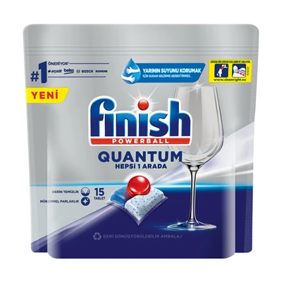 Fınısh Quantum Bulaşık Tableti 15Li (3'li Paket) ürün görseli 1