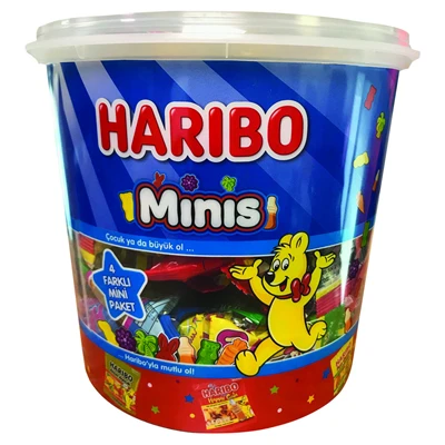 HARIBO Miniş Yumuşak Şeker 100Lü 10 G (8'li Paket) ürün görseli 1