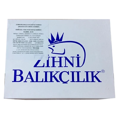 Bütün Karides %30 Glaze 1 Kg 8-12 (3'li Paket) ürün görseli 1