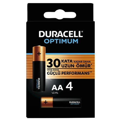 DURACELL Optimum Aa Pil 4Lü (2'li Paket) ürün görseli 1