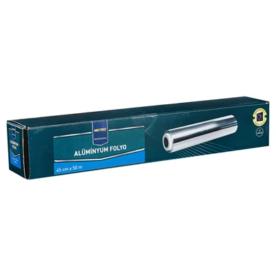 METRO PROFESSIONAL Alüminyum Folyo 12 Micron 50Mx45Cm (4'li Paket) ürün görseli 1