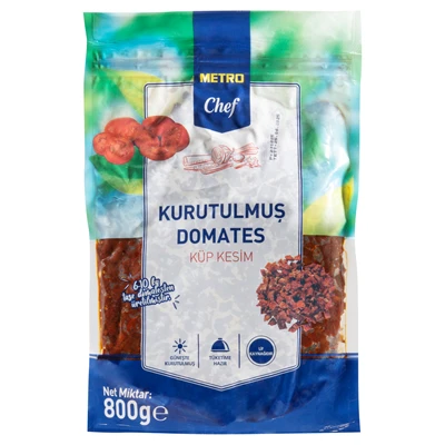 METRO Chef Kurutulmuş Domates Küp Kesim 800 G (4'li Paket) ürün görseli 1