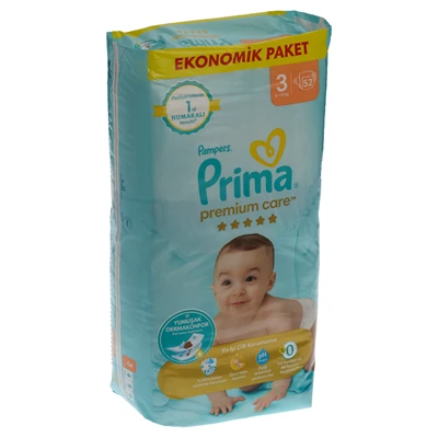 Prima Premium Care Ekonomik Paket Midi 52Li (5'li Paket) ürün görseli 1