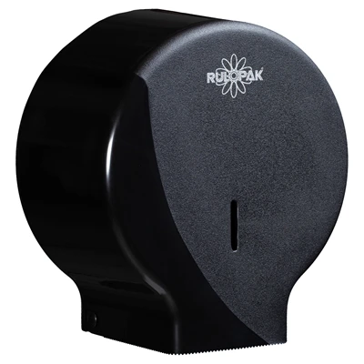 RULOPAK Mini Jumbo Tuvalet Kağıdı Dispenser 303714 Siyah (3'li Paket) ürün görseli 1