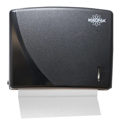 RULOPAK Z Katlı Havlu Dispenser 200Lü 303357 Siyah (2'li Paket) ürün görseli 1