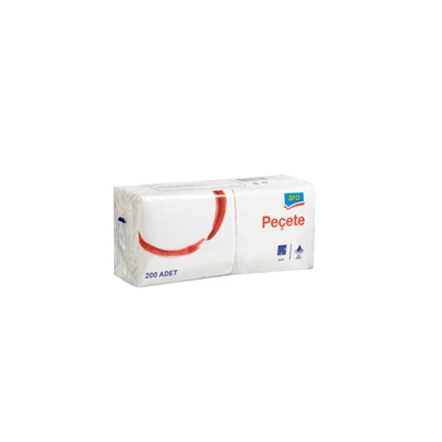 aro Peçete 200 Adet Beyaz (8'li Paket) ürün görseli 1