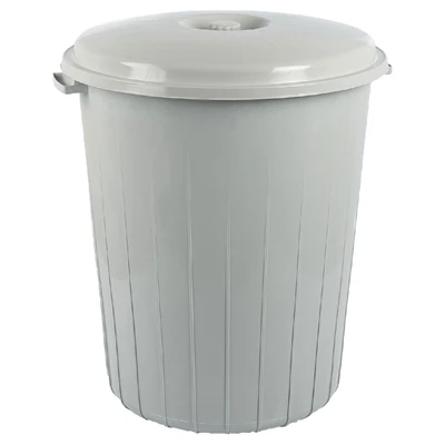 Kapaklı Kilitsiz Çöp Kovası 50 L (5'li Paket) ürün görseli 1
