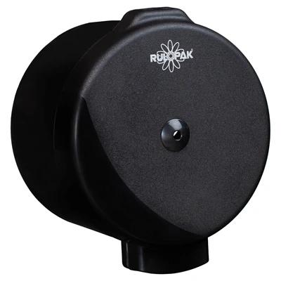 RULOPAK Cimri Tuvalet Kağıdı Dispenser 303627 Siyah (4'li Paket) ürün görseli 1
