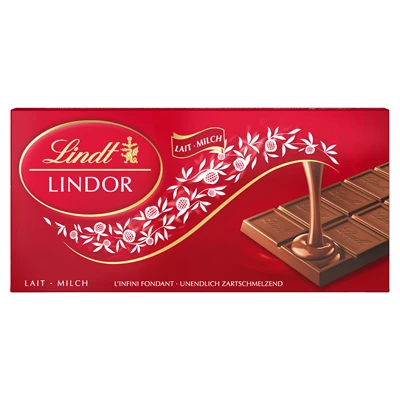 Lindt Lındor Tablet Çikolata 100 G Sütlü (7'li Paket) ürün görseli 1