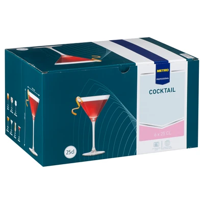 METRO PROFESSIONAL Martini Kadeh 6Lı (3'li Paket) ürün görseli 1