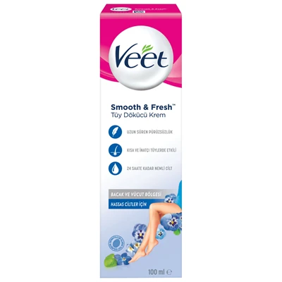 Veet Professıonal Tüy Dökücü Krem 100 Ml Hassas (4'li Paket) ürün görseli 1