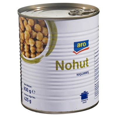 aro Haşlanmış Nohut 830 G (8'li Paket) ürün görseli 1