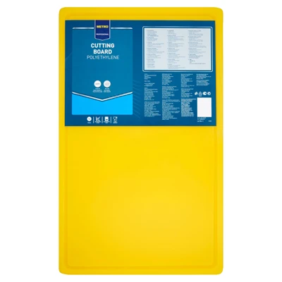 METRO PROFESSIONAL Kesme Tahtası Gn1/1 Sarı (6'li Paket) ürün görseli 1