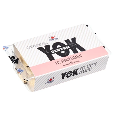Sinangil Gluten Yok Kurabiye 120 G Kuşüzümlü (8'li Paket) ürün görseli 1