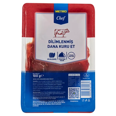 METRO Chef Kuru Et 100 G Dilimli (3'li Paket) ürün görseli 1