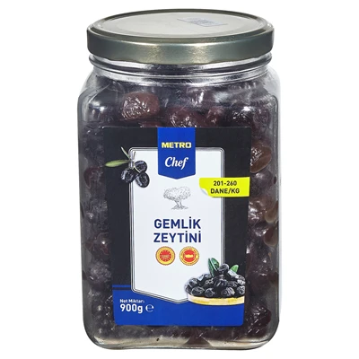 METRO Chef Gemlik Siyah Zeytin Coğrafi İşaretli 900 G (5'li Paket) ürün görseli 1