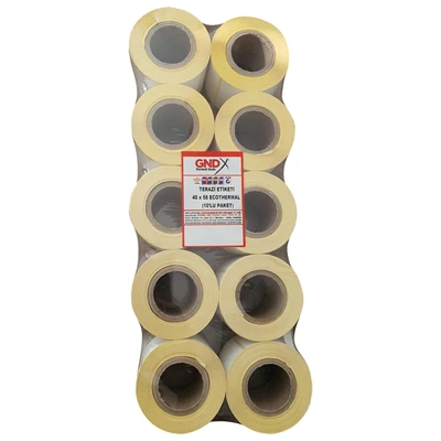 Gündoğdu EcoTermal Terazi Etiketi 10Lu 40*58 Mm (5'li Paket) ürün görseli 1