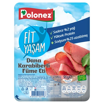 Polonez Füme Et 90 G Karabiberli (7'li Paket) ürün görseli 1