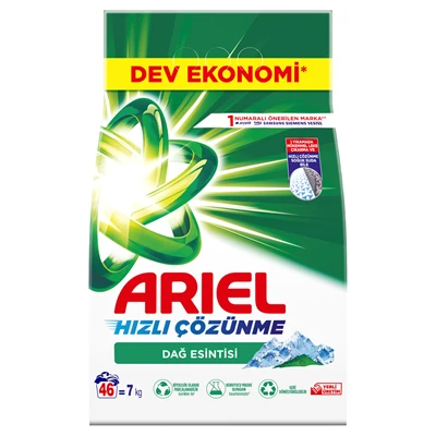 Ariel Toz Deterjan 7 Kg Dağ Esintisi (5'li Paket) ürün görseli 1