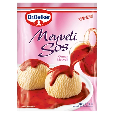 Dr. Oetker Tatlı Meyveli Sos 77 G (8'li Paket) ürün görseli 1