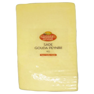 Cheese&More Gouda Peyniri Blok Kg Sade (5'li Paket) ürün görseli 1