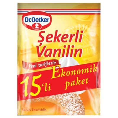 Dr. Oetker Vanilin 15*5 G Şekerli (8'li Paket) ürün görseli 1