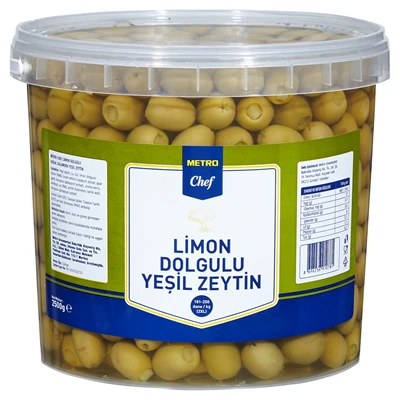 METRO Chef Limon Dolgulu Zeytin 2,5 Kg (4'li Paket) ürün görseli 1