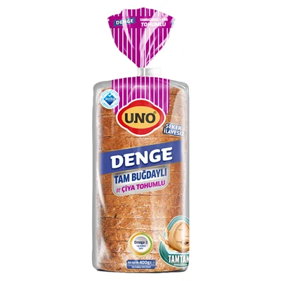Uno Denge Ekmek 400 G Tam Buğdaylı&Çiya Tohumlu (7'li Paket) ürün görseli 1
