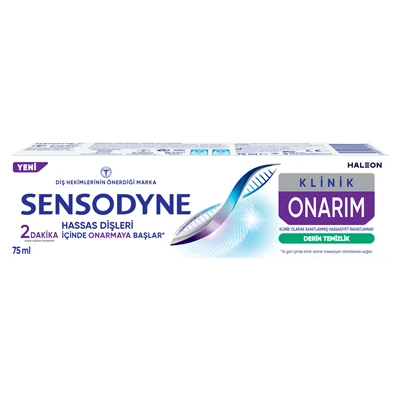 SENSODYNE Diş Macunu Klinik Onarım 75 Ml Derin Temizlik (7'li Paket) ürün görseli 1