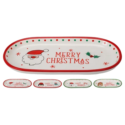 Koopman Noel Baba Desenli Sunum Tabağı 4 Çeşit (6'li Paket) ürün görseli 1