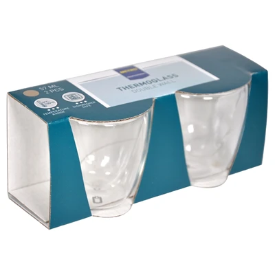 METRO PROFESSIONAL Cift Cidarlı Bardak 57Ml (4'li Paket) ürün görseli 1