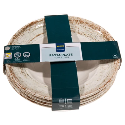 METRO PROFESSIONAL Makarna Tabağı 27Cm 4Lü Epona (2'li Paket) ürün görseli 1