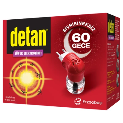detan 60 Gece Elektrolikit Cihaz + Yedek (8'li Paket) ürün görseli 1