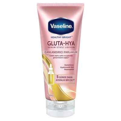 Vaseline Gluta-Hya Losyon 200 Ml Canlı Parlak (2'li Paket) ürün görseli 1