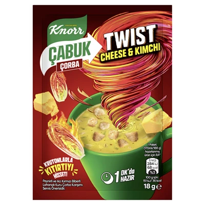 Knorr Çabuk Çorba 18 G Cheesy (8'li Paket) ürün görseli 1