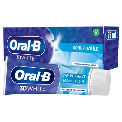 Oral-B 3D Whıte Diş Macun 75 Ml Çay Kahve (5'li Paket) ürün görseli 1