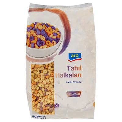 aro Renkli Tahıl Halkaları 500 G Sade (7'li Paket) ürün görseli 1