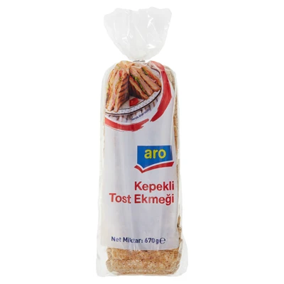 aro Tost Ekmeği 670 G Kepekli (8'li Paket) ürün görseli 1