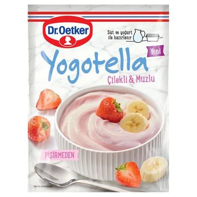 Dr. Oetker Yogotella 68 G Çilekli&Muzlu (8'li Paket) ürün görseli 1