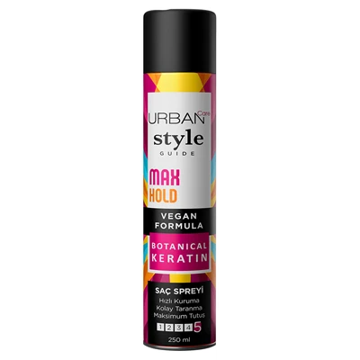URBAN CARE Saç Spreyi 250 Ml Max Hold (8'li Paket) ürün görseli 1