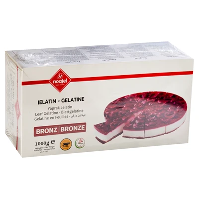 Noajel Yaprak Jelatin 1 Kg Bronz (2'li Paket) ürün görseli 1