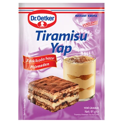 Dr. Oetker Tiramisu Yap 91 G (8'li Paket) ürün görseli 1