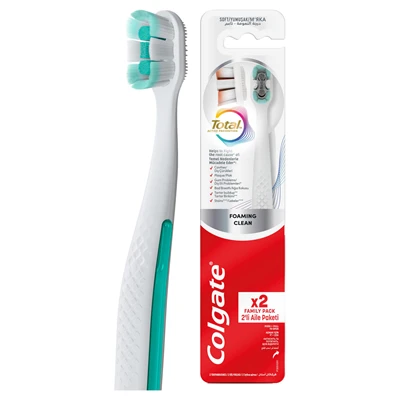 Colgate Diş Fırçası Total Foaming 1+1 (7'li Paket) ürün görseli 1