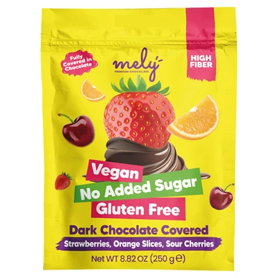 Mely Vegan Çikolatalı Freeze Dried Mix 250 G (6'li Paket) ürün görseli 1