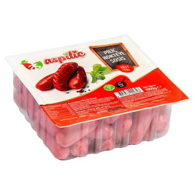Aspiliç Sosis 1 Kg Kokteyl (6'li Paket) ürün görseli 1