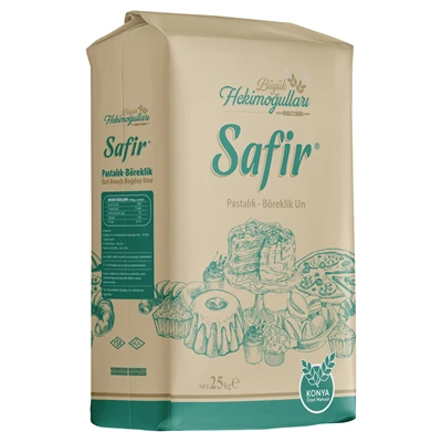 Büyük Hekimoğulları Un Safir 25 Kg Pastalık&Böreklik (7'li Paket) ürün görseli 1