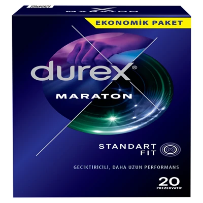 durex Maraton 20Li Standart Fıt (2'li Paket) ürün görseli 1