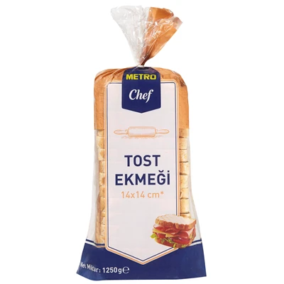 METRO Chef Tost Ekmeği 14*14 1,25 Kg (7'li Paket) ürün görseli 1