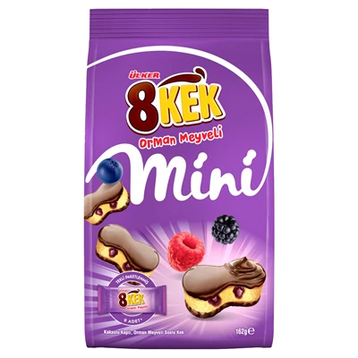 ÜLKER Dankek 8kek Mini 162 G Orman Meyveli (8'li Paket) ürün görseli 1